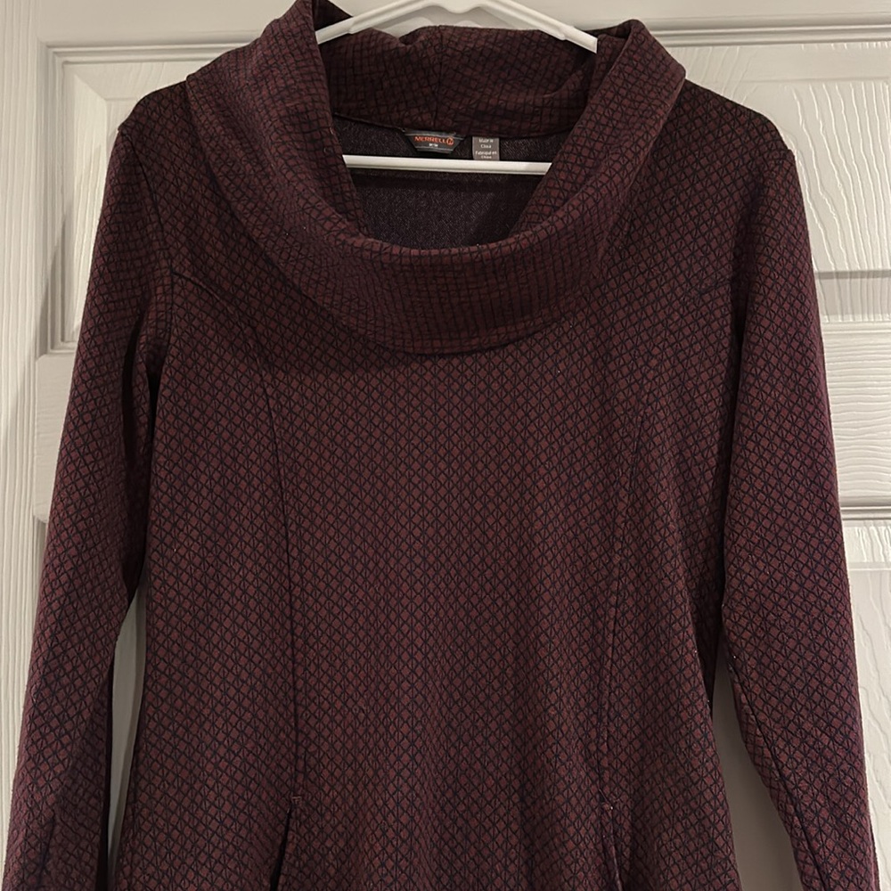 Merrell Women's funnel neck sweater dress- size M
